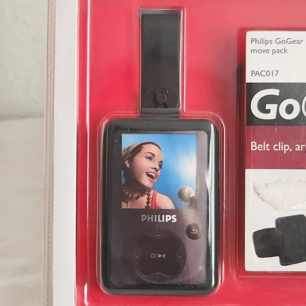 Philips Go Gear Move Pack PAC017 Belt Clip Armband Silicon Pouch NIP NRFB